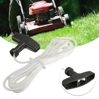 Lawn Mower Chainsaw Trimmer Universal Recoil Pull Start Handle with Rope Cord, Rope Length:5m