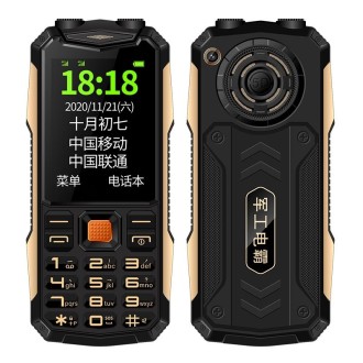 K1 Triple Proofing Elder Phone, Waterproof Shockproof Dustproof, 4800mAh Battery, 2.4 inch, 21 Keys, Bluetooth, LED Flashlight, 