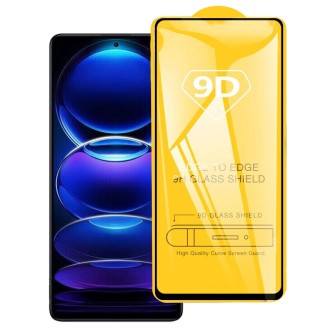 9D Full Glue Full Screen Tempered Glass Film For Xiaomi Redmi Note 12 Pro/12 Pro+/Note 12 4G Global/Note 12 Pro 4G/12R Pro