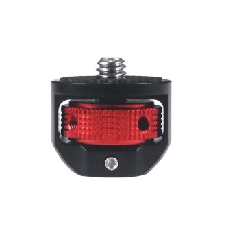 Camera Conversion Screw 1/4 Inch  Adapter for DJI Pocket2 /Insta360 ONE X2(Black+Red)