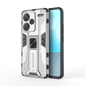 For Redmi Note 13 Pro Supersonic Armor PC Hybrid TPU Phone Case(Silver)