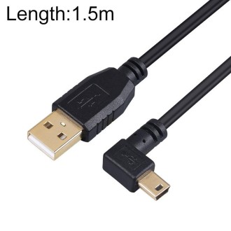 1.5m Elbow Mini 5 Pin to USB 2.0 Camera Extension Data Cable