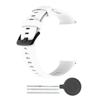 For Polar Vantage V2 Silicone Watch Band(White)