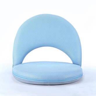 Multifunctional Folding Bed Backrest Waist Pregnant Women Breastfeeding Chair, 42-Speed / Small(Blue)