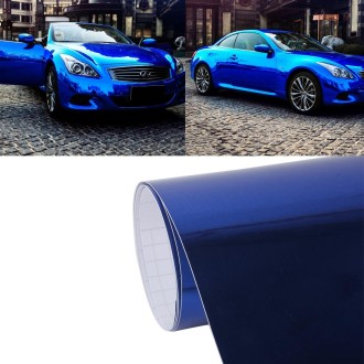 1.52m × 0.5m Electroplating Car Auto Body Decals Sticker Self-Adhesive Side Truck Vinyl Graphics(Blue)