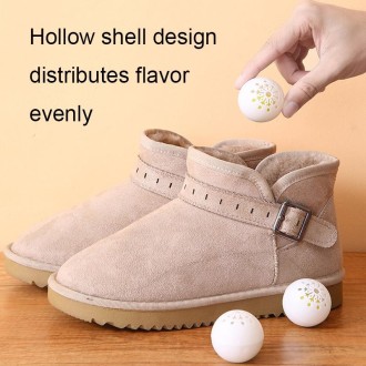 Hollow Ball-Shape Shoe Cabinet Sterilization and Deodorant Home Freshener Aromatherapy(6pcs /Bag)