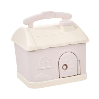 Children Cartoon Desired Storage Piggy Bank(Small House Pink)