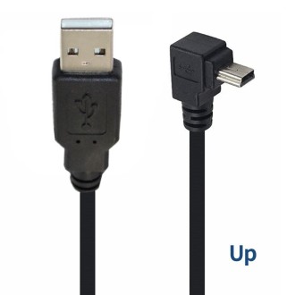 JUNSUNMAY 5 Feet USB A 2.0 to Mini B 5 Pin Charger Cable Cord, Length: 1.5m(Up)