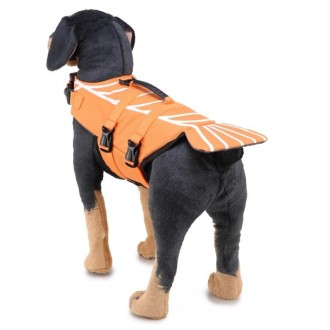 Dog Supplies Pet Swimwear Life Jackets, Size: L(JSY01 Orange)