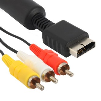 AV Cable Audio Video RCA Cord for PS2 / PS3