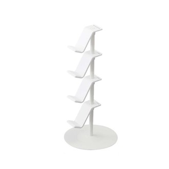 Gamepad Storage Rack Desktop Headphone Storage Rack, Color: 4 Floors White