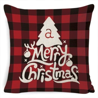 Christmas Decoration Linen Pillowcase Without Pillow Core, Size: 45 x 45cm(SDBZ-00125)