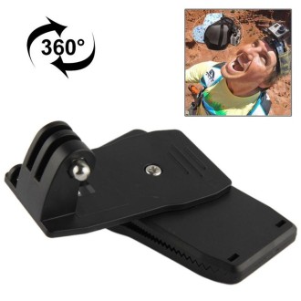 TMC 360 Degree Rotation Backpack Rec-Mounts Clip Clamp Mount for GoPro Hero11 Black / HERO10 Black /9 Black /8 Black /7 /6 /5 /5