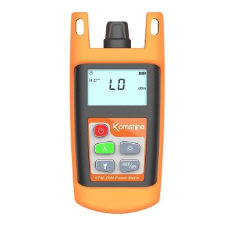 Komshine Mini Handheld Optical Power Meter Fiber Loss Measurement, Specification: KPM-25M-C/-50DBM to +26DBM