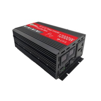 Gurxun 12000W High Power Household Car Sine Wave Inverter, Specification: 24V To 220V