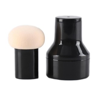 8 PCS Mushroom Head Puff Round Head Small Mushroom With Handle Puff Makeup Sponge Puff(Skin Color)