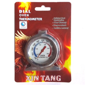 High Quality Stainless Steel Stand Up Oven Thermometer Gauge Gage (0-300 Degree Centigrade)(Silver)