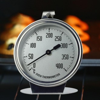 400 Centigrade Pointer Oversized Dial Oven Thermometer Baking Tool