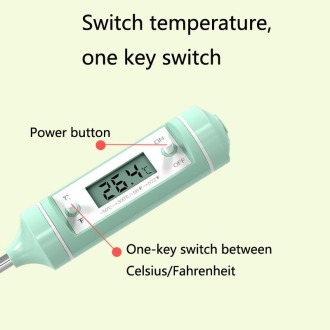 MISUTA MST0755 Baby Bottle Electronic Food Thermometer(Green)