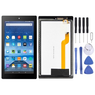 OEM LCD Screen for Amazon Kindle Fire 7th HD 7 2017 HD7 SR043KL with Digitizer Full Assembly (Black)