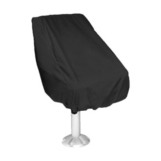 Outdoor Yacht Seat Waterproof and Dustproof Protective Cover, Size: 56x61x64/30cm (Black)