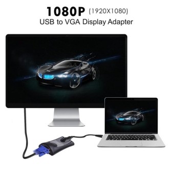 WAVLINK UG17V2 Expanded Screen Graphics Card USB to VGA Adapter Converter 1080P Multi-Display