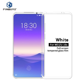 PINWUYO 9H 2.5D Full Glue Tempered Glass Film for Meizu 16S