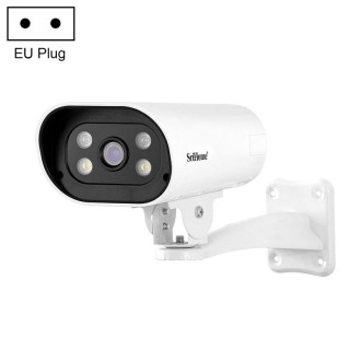 SriHome SH037B 4MP Full Color Night Vision IP66 Waterproof Bullet Camera, POE Version, EU Plug