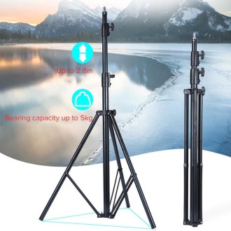 TRIOPO 2.8m Height Professional Photography Metal Lighting Stand Holder for Studio Flash Light