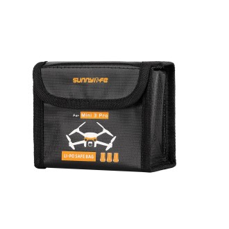 Sunnylife  Battery Explosion-proof Bag Storage Bag for DJI Mini 3 Pro,Size: Can Hold 3 Batteries