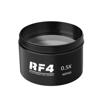 Ten-fold With Scale Microscope Wide-angle Eyepiece, RF4 0.5X microscope multiplier lens:600