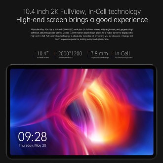 ALLDOCUBE iPlay 40H T1020H 4G Call Tablet, 10.4 inch, 8GB+128GB, Android 10 UNISOC Tiger T618 Octa Core 2.0GHz, Support GPS & Bl