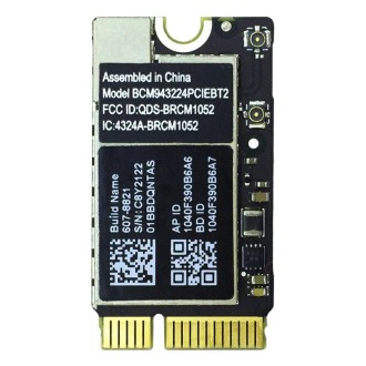 WiFi & Bluetooth Network Module for Macbook Air 13.3 inch A1369 (2010-2011) & 11.6 inch A1370 (2010-2011) & A1465 (2012)