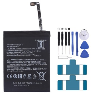 2910mAh BN36 for Xiaomi Mi 6X / A2 Li-Polymer Battery