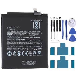 4000mAh BN43 for Xiaomi Redmi Note 4X Li-Polymer Battery