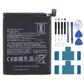 3900mAh BN47 for Xiaomi Redmi 6 Pro Li-Polymer Battery