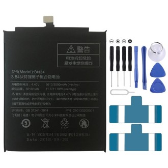 BN34 3010mAh for Xiaomi Redmi 5A Li-Polymer Battery