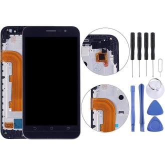 5.0 inch OEM LCD Screen for Asus Zenfone Go ZB500KL X00AD Digitizer Full Assembly with Frame (Black)