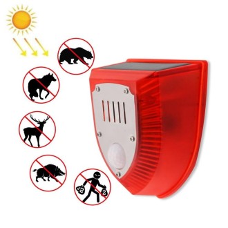 N911M Solar Animal Repeller Outdoor Sound And Light Alarm, Specification: with Induction