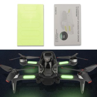 RCSTQ 2 PCS Luminous Sticker Night Flight Sticker for DJI FPV Drone