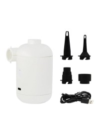 HT-426 USB Electric Air Pump for Rubber Boat Inflatable Bed (White)