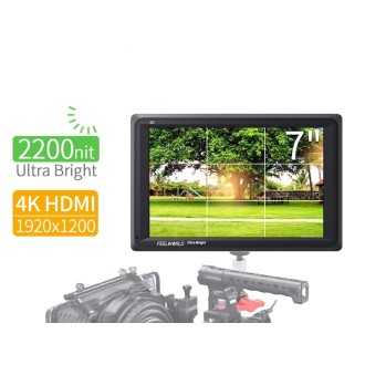 FEELWORLD FW279 7 Inch Ultra Bright 2200nit on Camera Field DSLR Monitor Full HD 1920x1200 4K HDMI Input Output High Brightness 