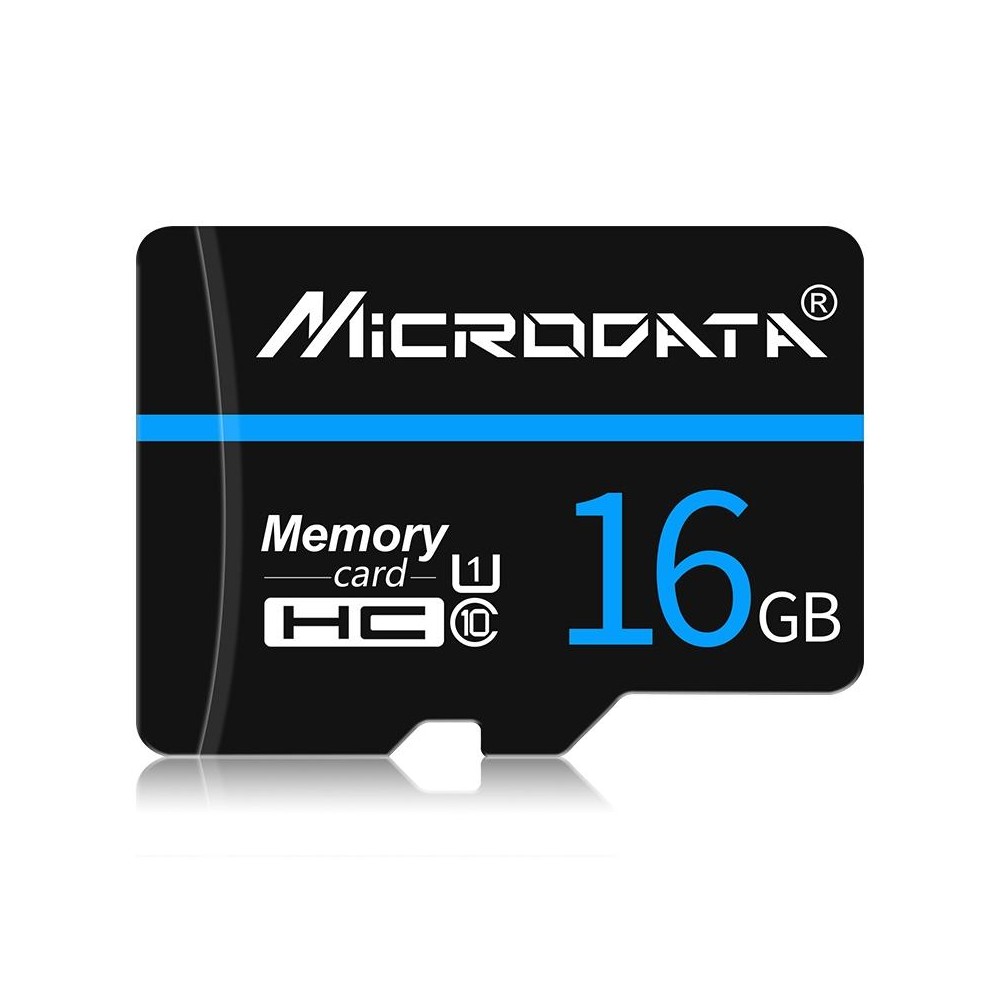 MICRODATA 16GB U1 Blue Line and Black TF(Micro SD) Memory Card