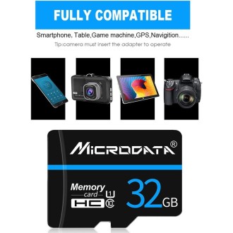 MICRODATA 16GB U1 Blue Line and Black TF(Micro SD) Memory Card