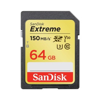 SanDisk Video Camera High Speed Memory Card SD Card, Colour: Gold Card, Capacity: 64GB