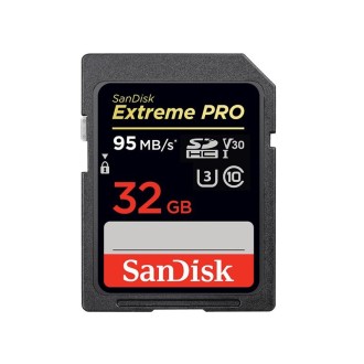 SanDisk Video Camera High Speed Memory Card SD Card, Colour: Black Card, Capacity: 32GB