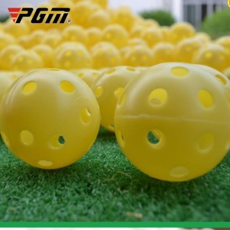 PGM 10 PCS Golf Indoor Exercise Hollow Ball (Yellow)