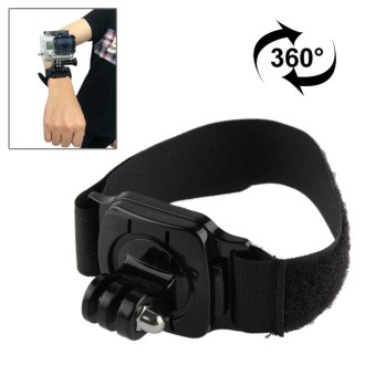 360 Degree Rotation Hand Camera Wrist Strap Mount for GoPro Hero11 Black / HERO10 Black / HERO9 Black / HERO8 Black / HERO7 /6 /