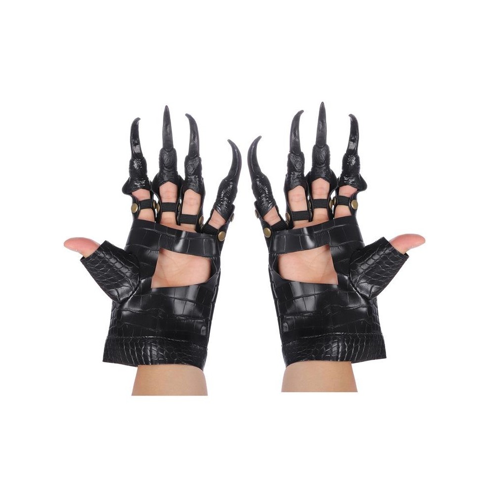 Halloween Carnival Ball Props Accessories Cosplay Dress Up Gloves Dragon Claw