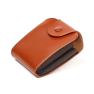 KB187 Litchi Texture Leather Large-capacity Card Holder Wallet(Brown)